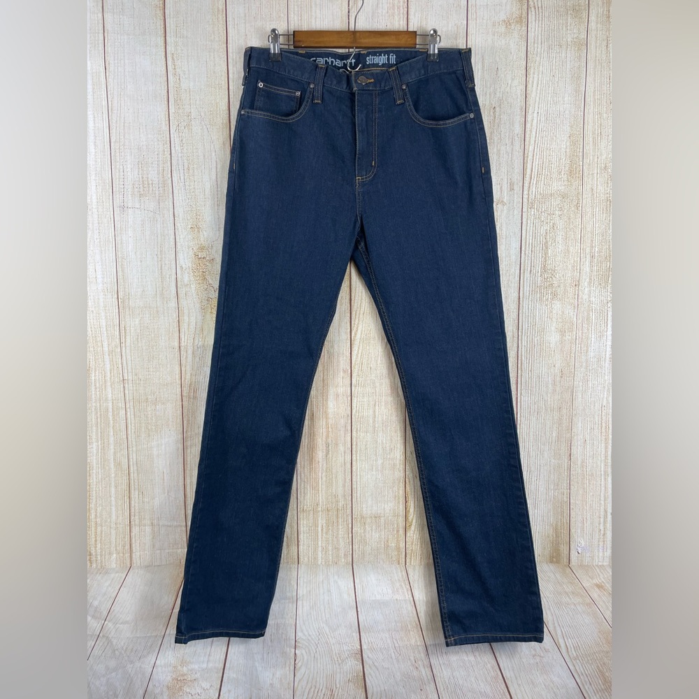 Carhartt Mens Full Swing Straight Tapered Jean 34X34 - Picture 4 of 11